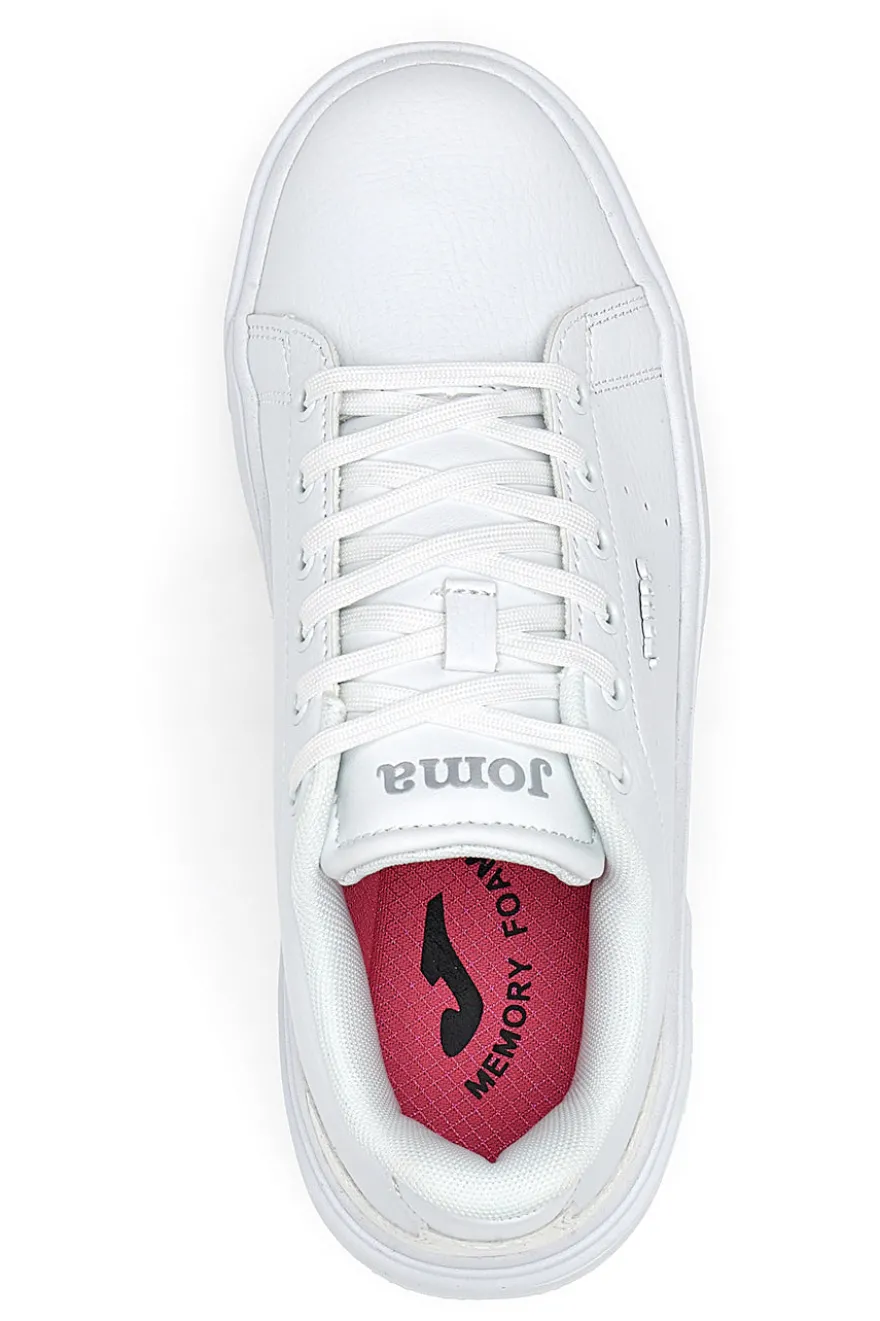 Sneakers Bianche Con Flatform Joma Princeton Lady