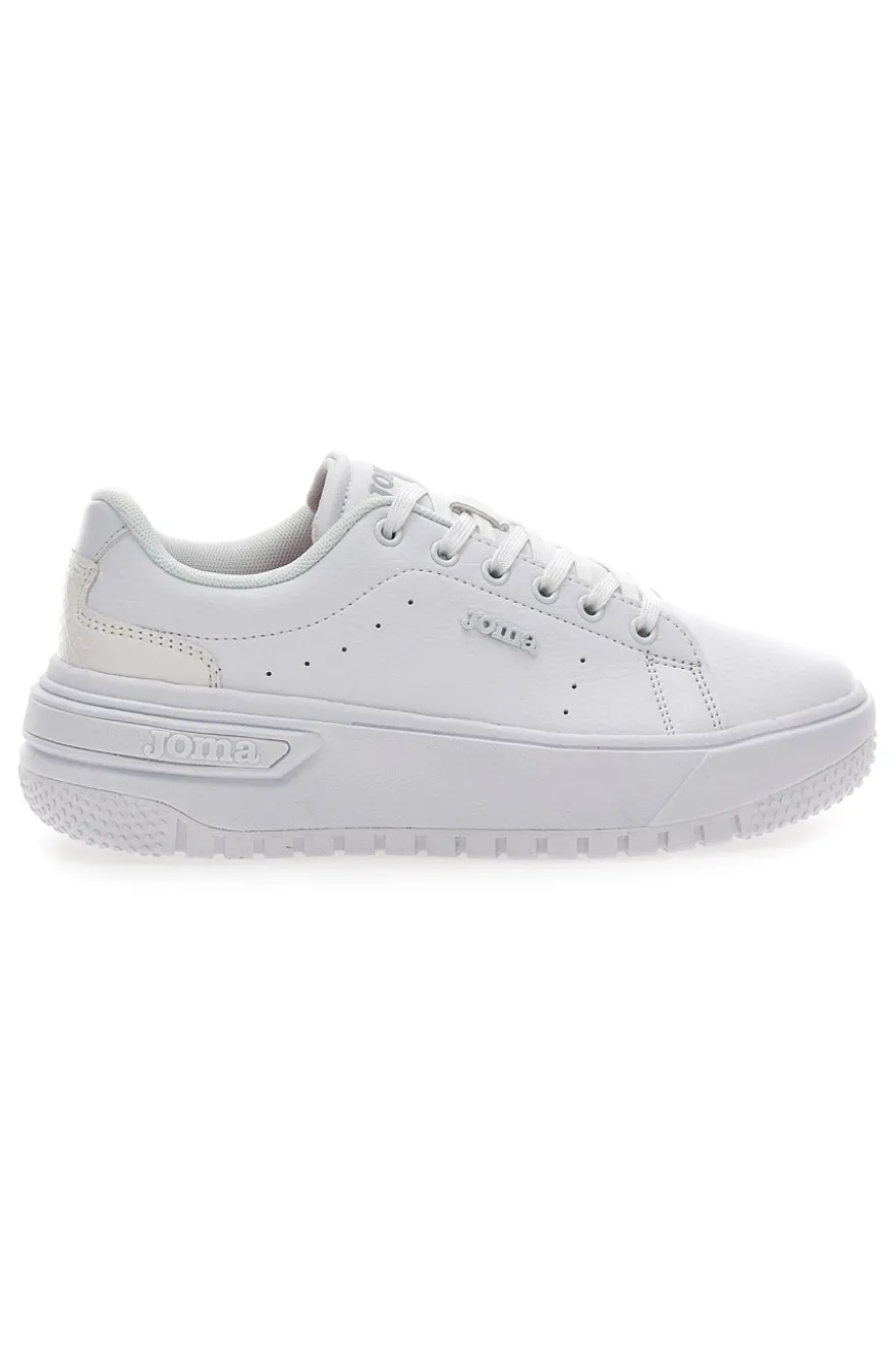 Sneakers Bianche Con Flatform Joma Princeton Lady