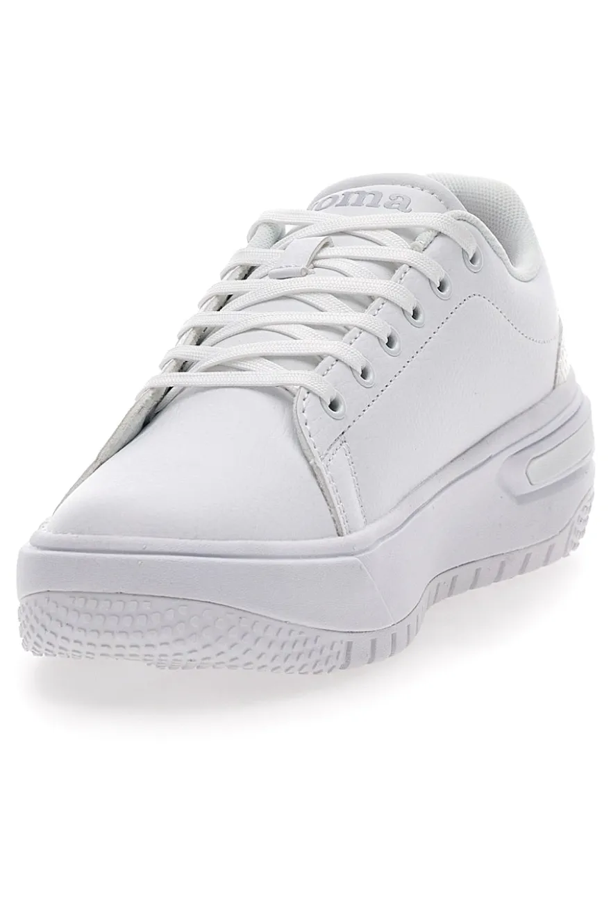 Sneakers Bianche Con Flatform Joma Princeton Lady