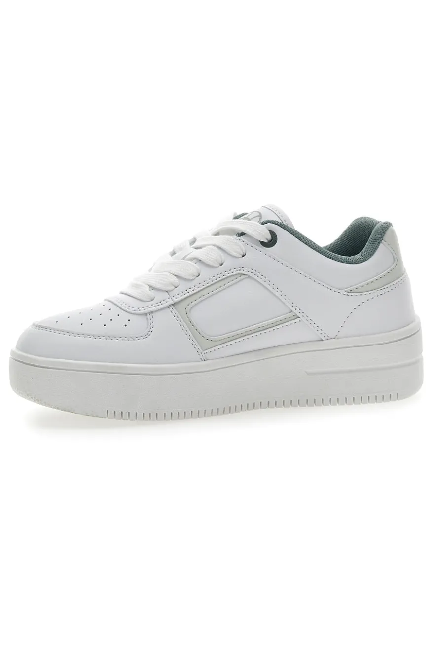 Sneakers Bianche Con Logo Laterale Champion Foul Plat Element