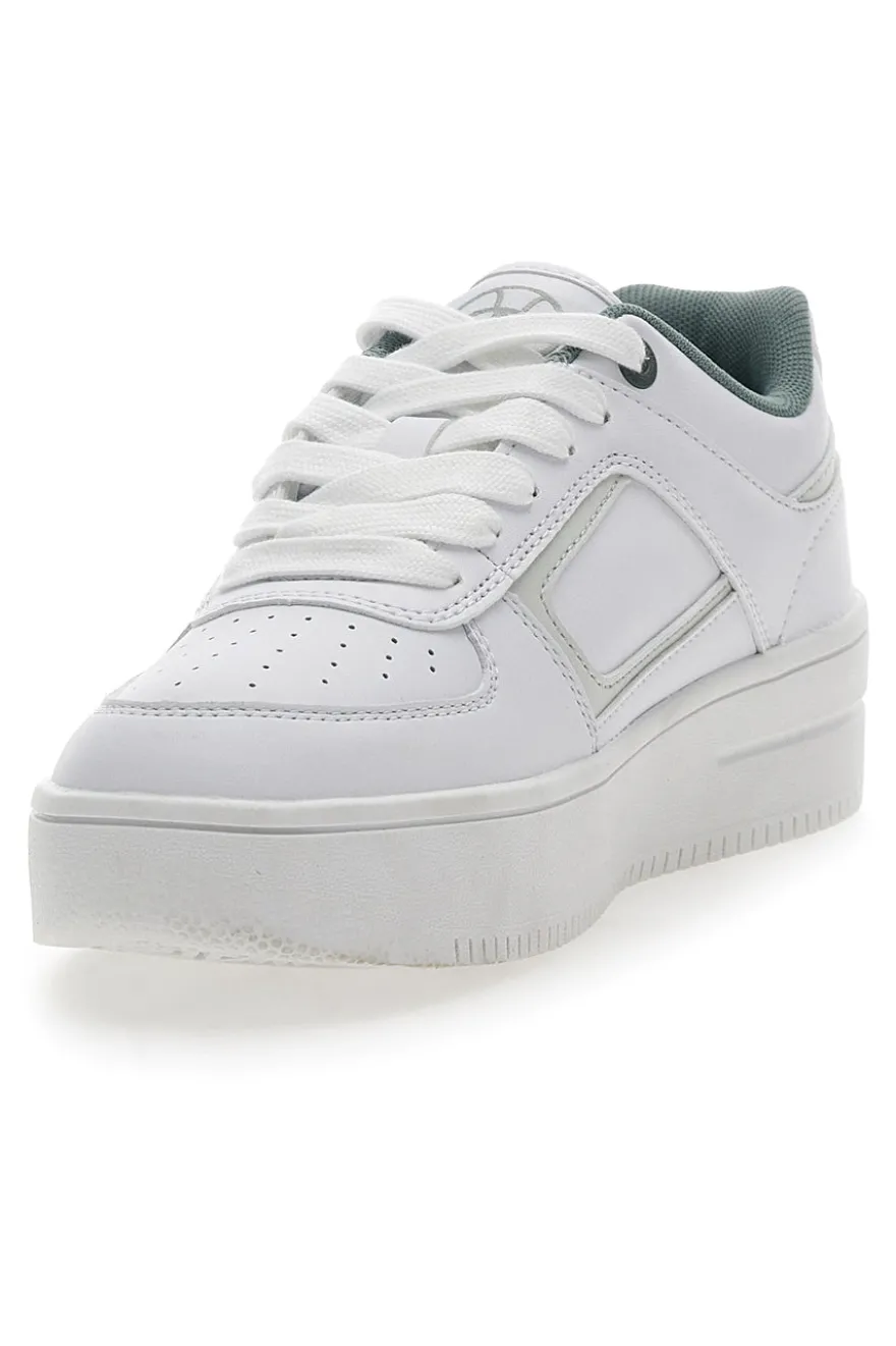 Sneakers Bianche Con Logo Laterale Champion Foul Plat Element