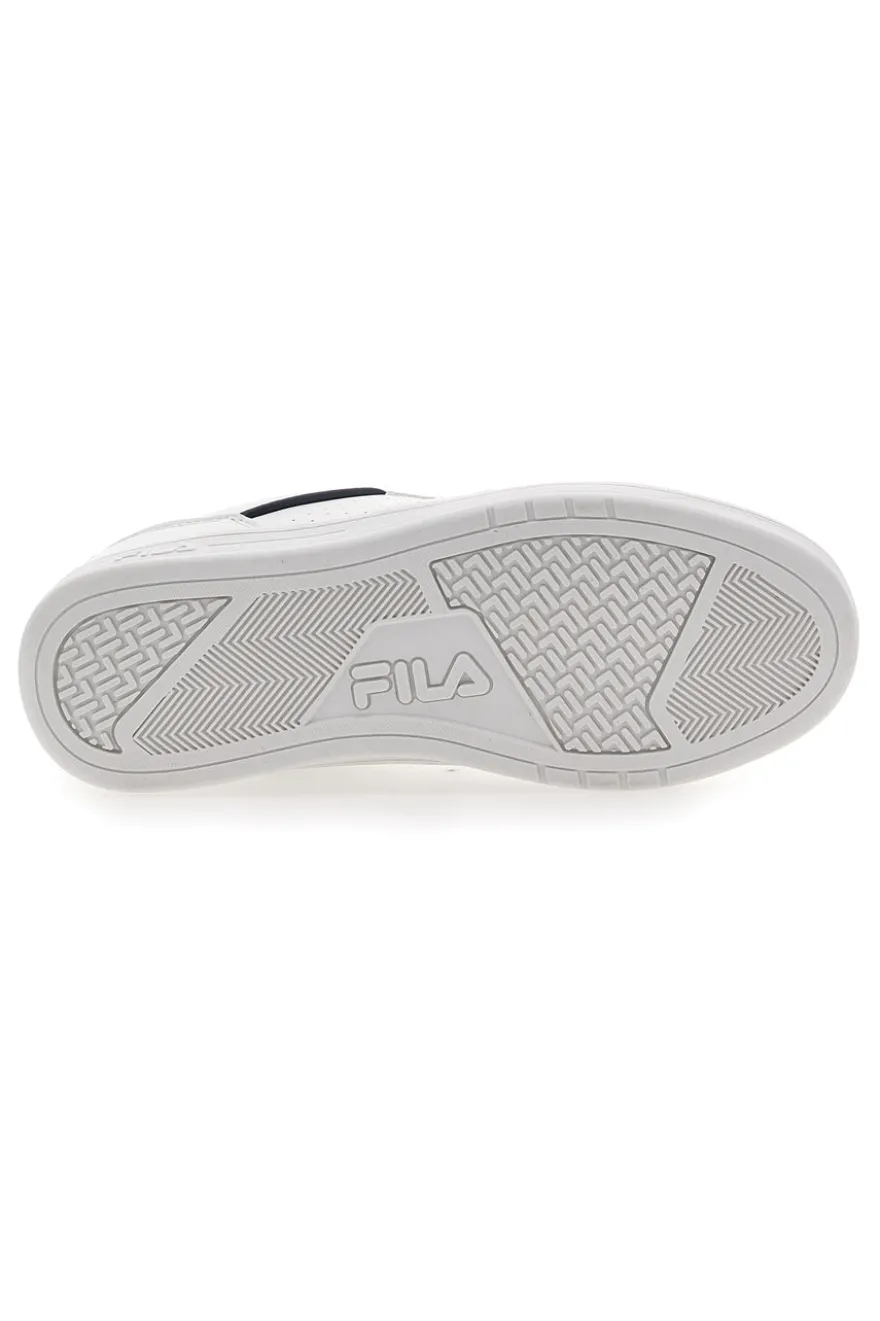 Sneakers Bianche con profilo Blu Fila Court Teens