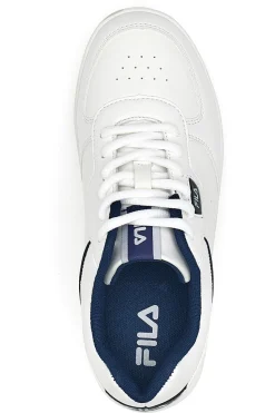 Sneakers Bianche con profilo Blu Fila Court Teens