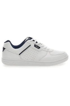 Sneakers Bianche con profilo Blu Fila Court Teens