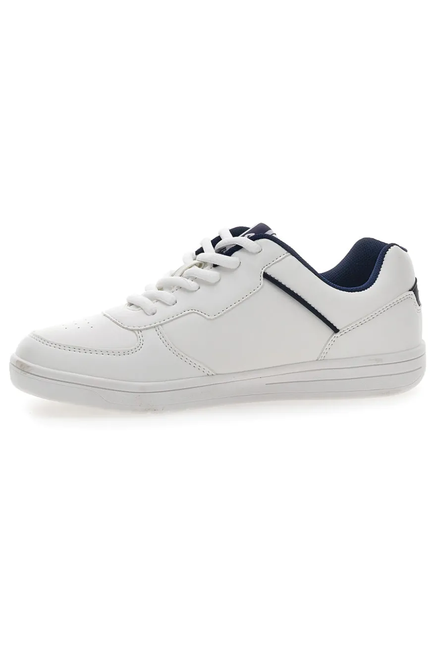 Sneakers Bianche con profilo Blu Fila Court Teens