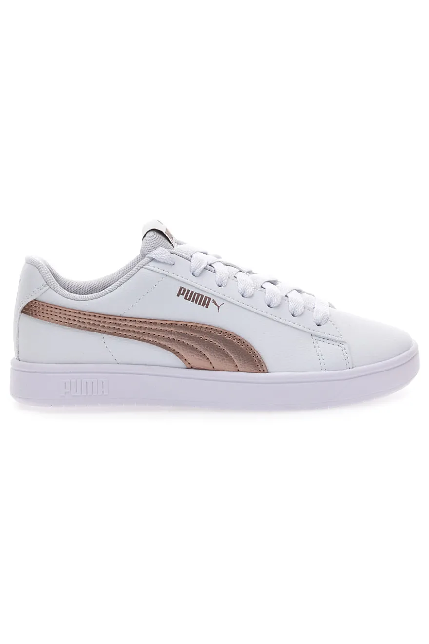 Sneakers bianche dettagli rame classiche Puma Rickie Classic JR