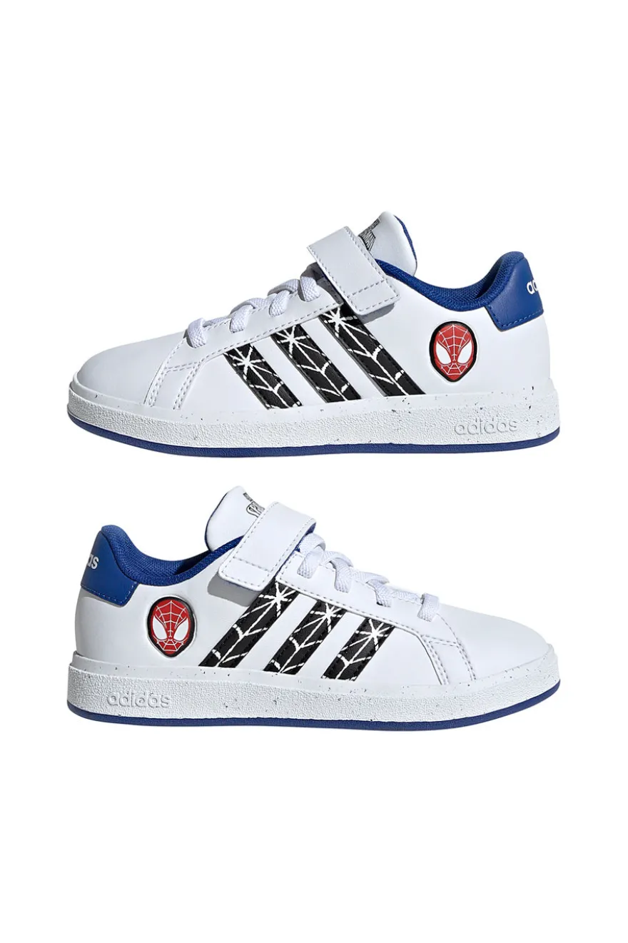 Sneakers bianche e blu ADIDAS Marvel's Spider-Man Grand Court Kid