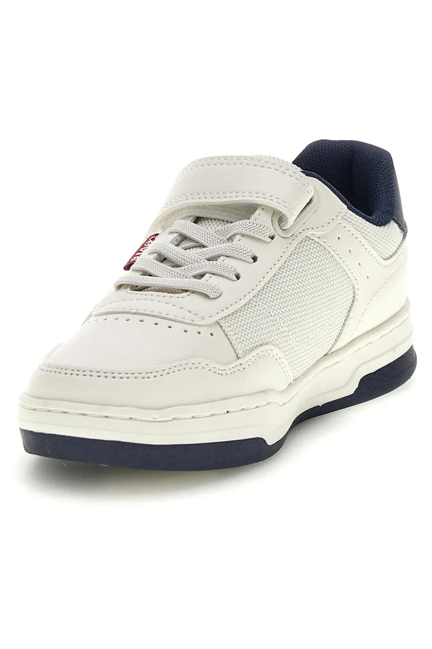 Sneakers Bianche e Blu Levi's John Ser