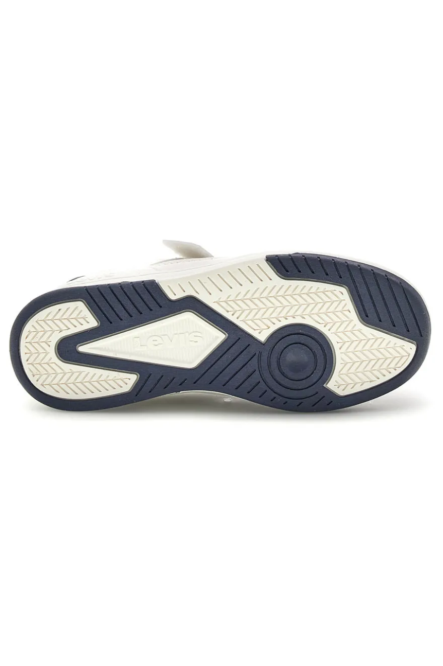 Sneakers Bianche e Blu Levi's John Ser