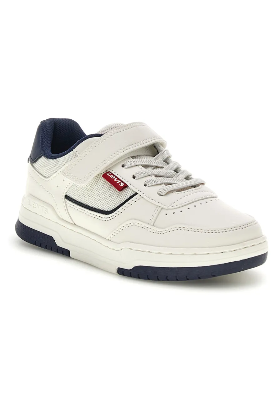 Sneakers Bianche e Blu Levi's John Ser