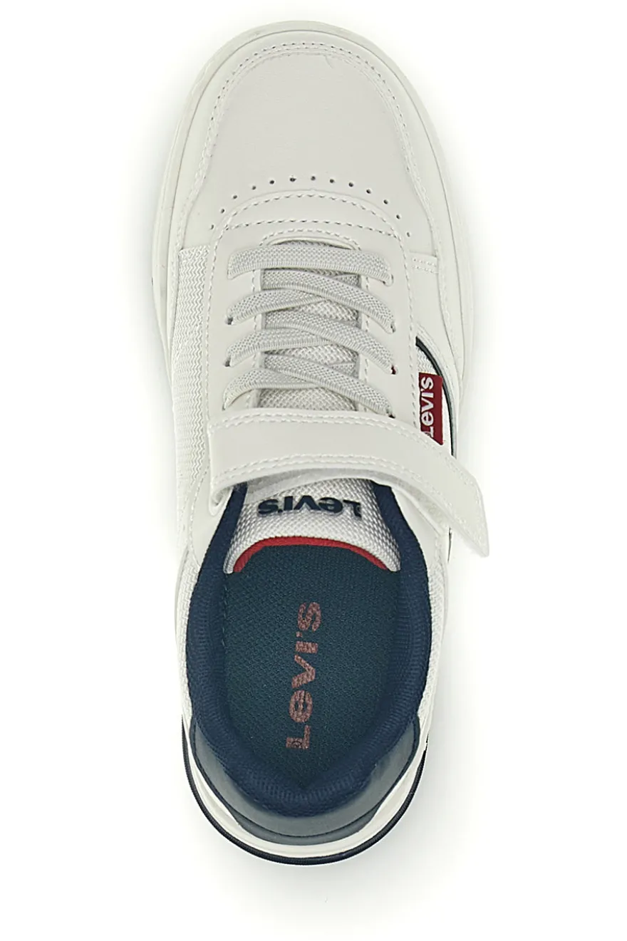 Sneakers Bianche e Blu Levi's John Ser