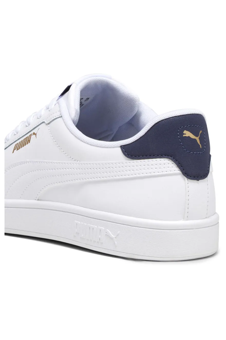 Sneakers Bianche e Blu Puma Smash 3 L