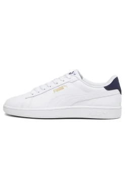 Sneakers Bianche e Blu Puma Smash 3 L