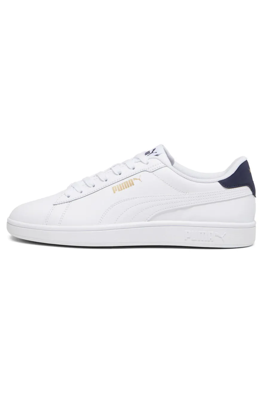 Sneakers Bianche e Blu Puma Smash 3 L