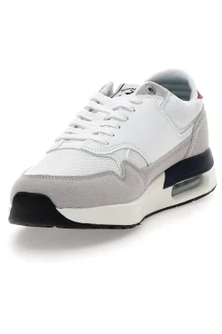Sneakers bianche e grigie Beverly Hills Polo Club Team Mix