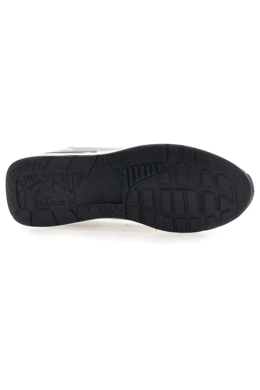 Sneakers bianche e grigie Beverly Hills Polo Club Team Mix