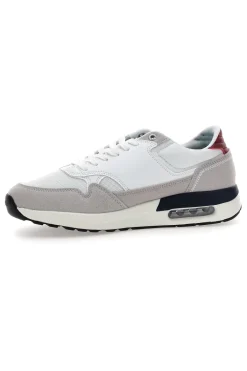 Sneakers bianche e grigie Beverly Hills Polo Club Team Mix