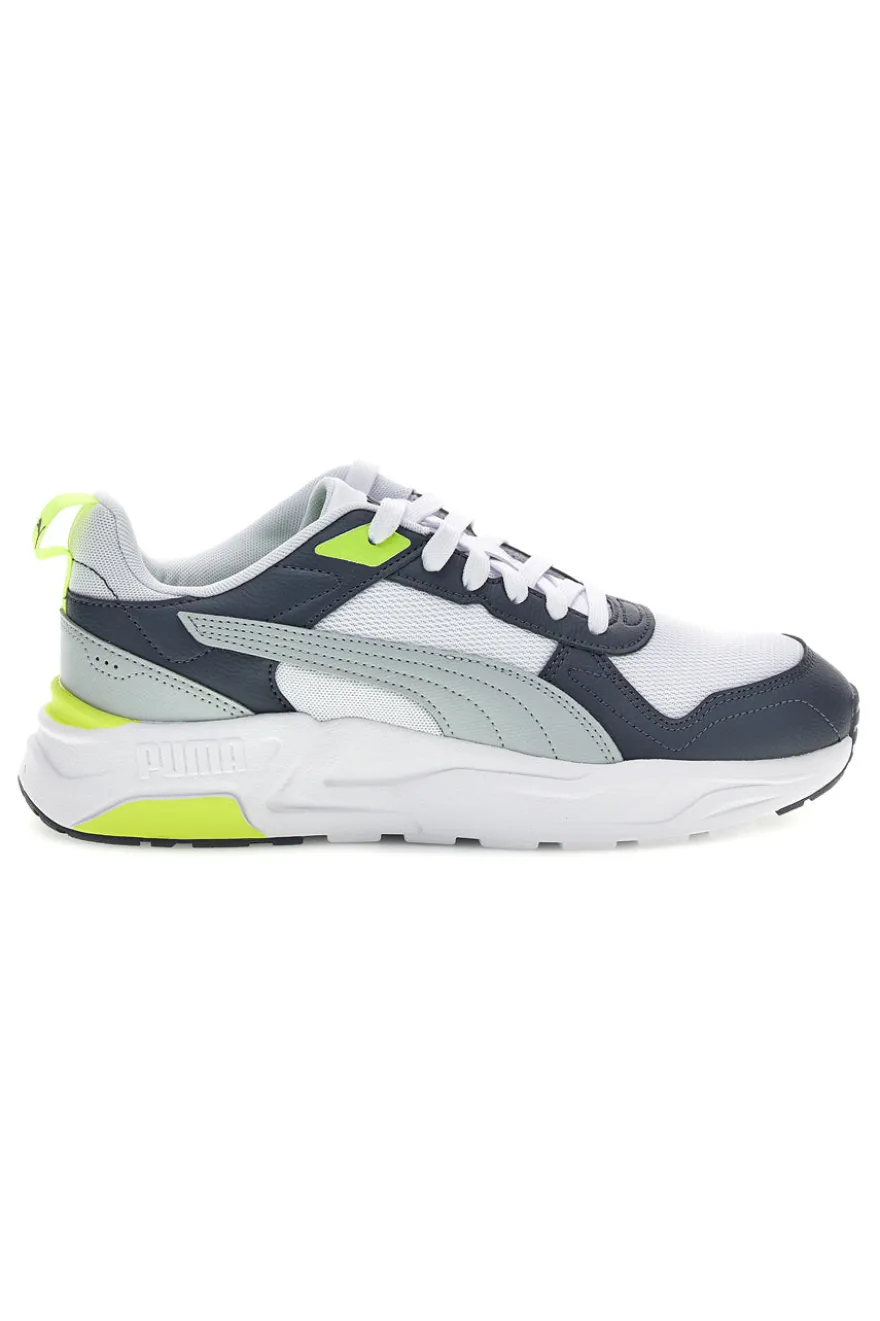 Sneakers bianche e grigio chiaro in mesh Puma Trinity 2 LT