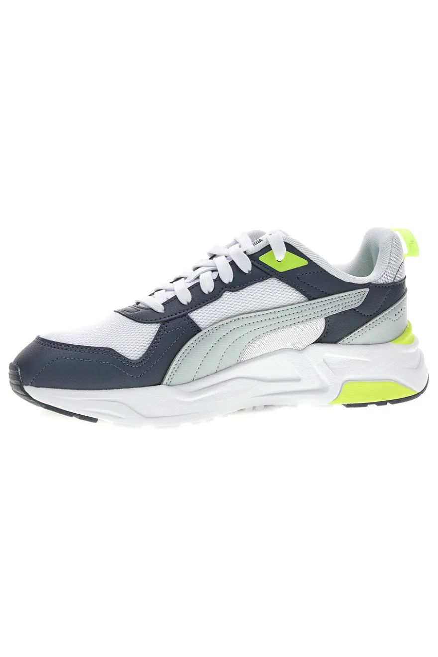 Sneakers bianche e grigio chiaro in mesh Puma Trinity 2 LT