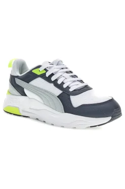 Sneakers bianche e grigio chiaro in mesh Puma Trinity 2 LT