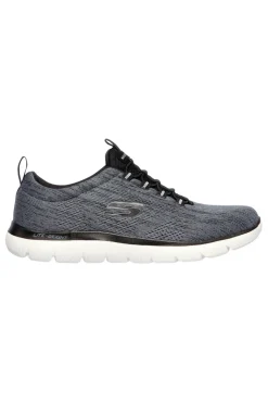 Sneakers Bianche e Nere con Memory Foam Skechers Summits - Louvin
