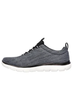 Sneakers Bianche e Nere con Memory Foam Skechers Summits - Louvin
