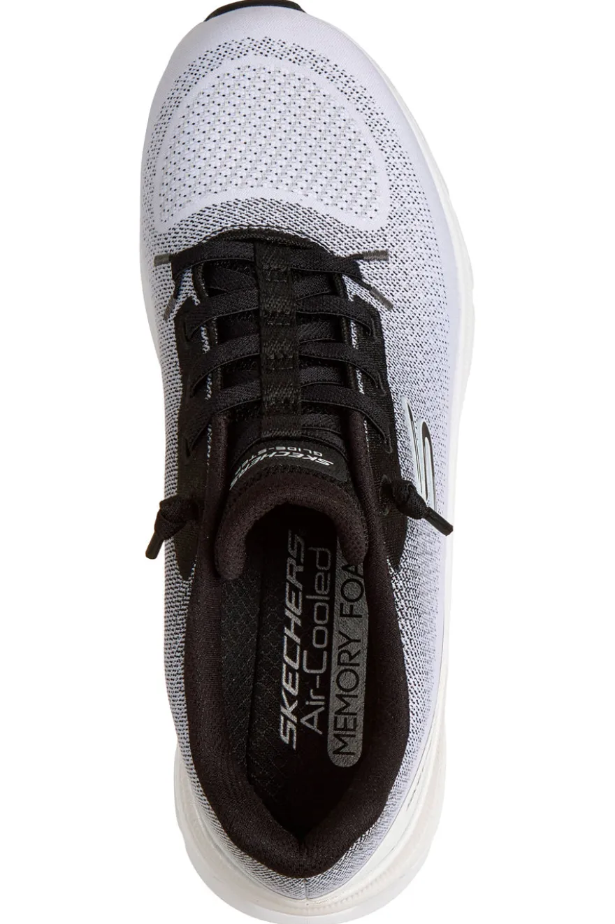 Sneakers bianche e nere con memory foam Skechers Glide-step pro soft mirage