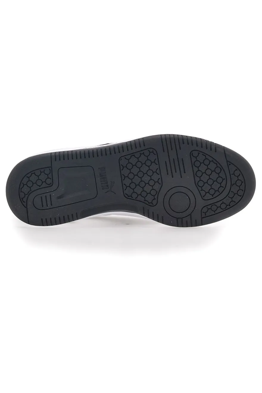 Sneakers Bianche e Nere Con Stringa Laterale Puma Rebound V6 LO JR