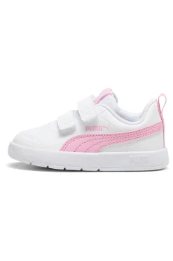 Sneakers Bianche e Rosa Con Strappi Puma Courtflex V3 V Inf
