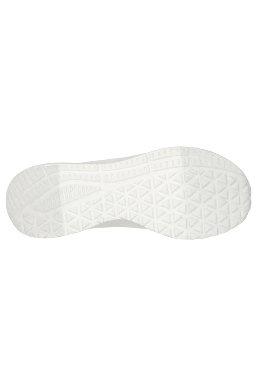 Sneakers bianche in duraleather con soletta memory foam Skechers BOBS Buno How Sweet