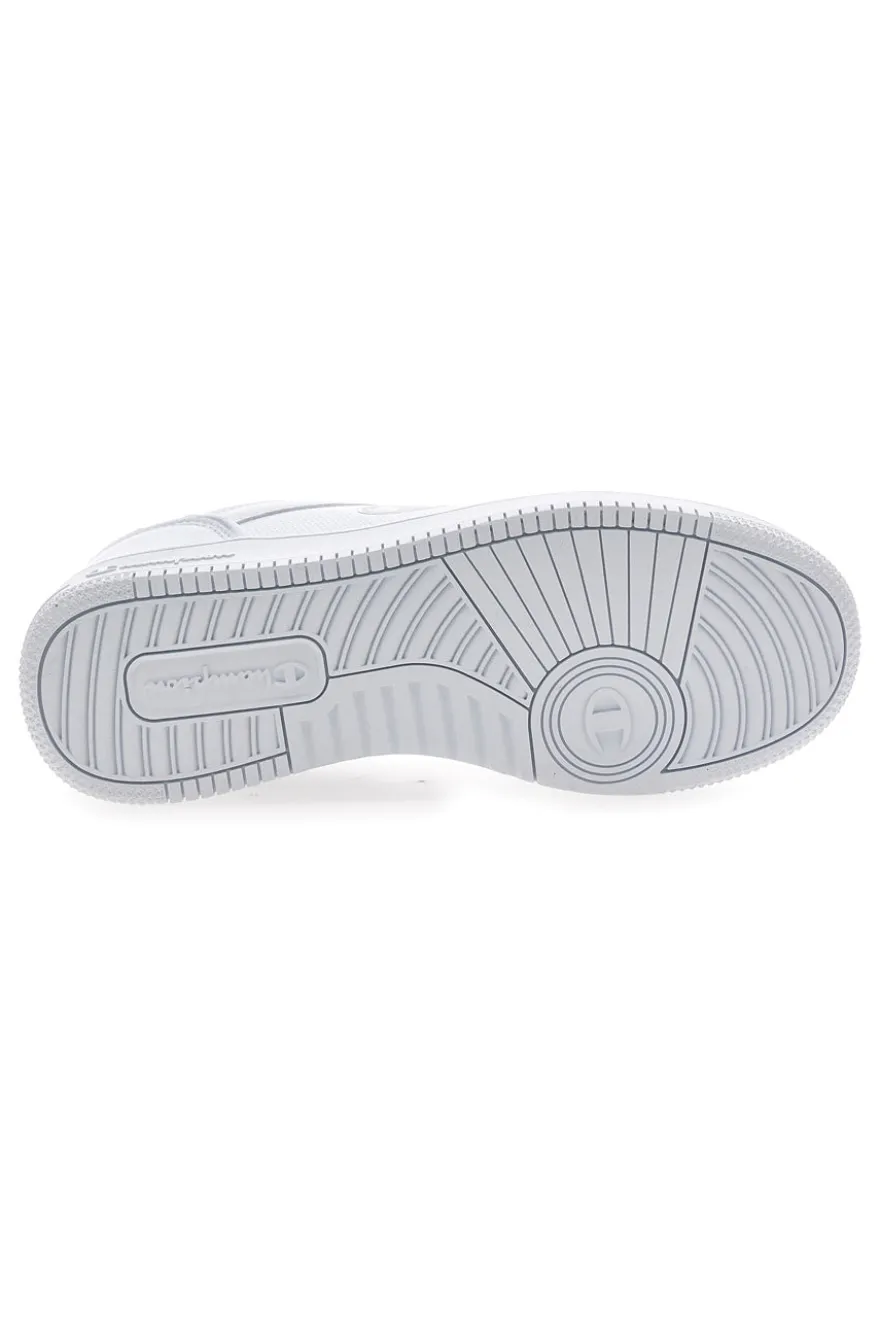 Sneakers bianche in materie sintetiche stile basket Champion RD18 2 Low