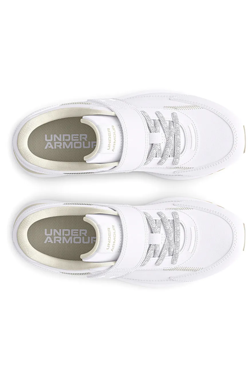 Sneakers bianche leggere con suola in gomma Under Armour Essential Runner