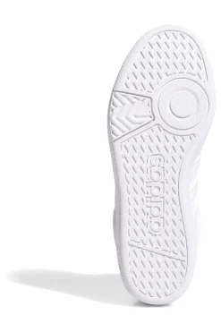 Sneakers bianche mid design pulito Adidas Hoops 4.0 Mid J