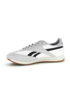 Sneakers bianco in tessuto con inserti grigio chiaro Reebok World 70