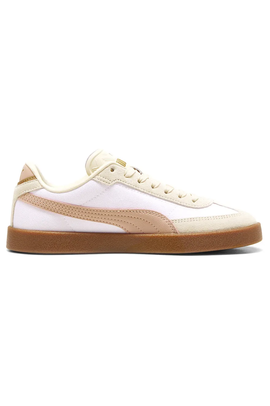 Sneakers bianco rosa in tessuto e pelle Puma Club II Era Cv