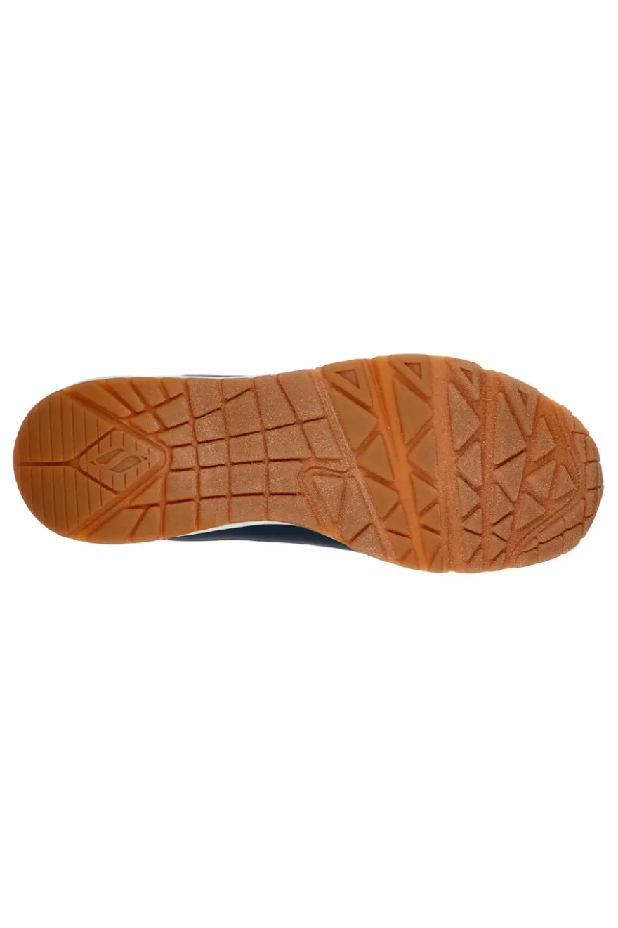 Sneakers blu ammortizzate con air cushion Skechers Uno Stand On Air