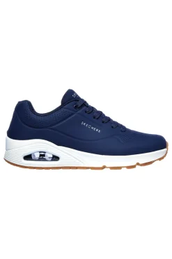 Sneakers blu ammortizzate con air cushion Skechers Uno Stand On Air