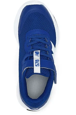 Sneakers Blu con Logo Bianco e Velcro NEW BALANCE