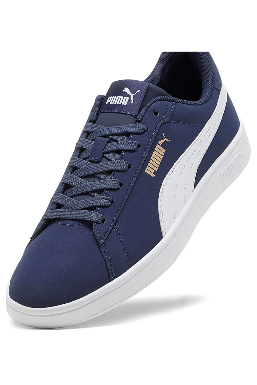 Sneakers blu con logo laterale Puma Smash 3.0 Buck