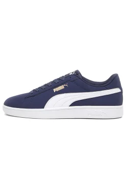Sneakers blu con logo laterale Puma Smash 3.0 Buck