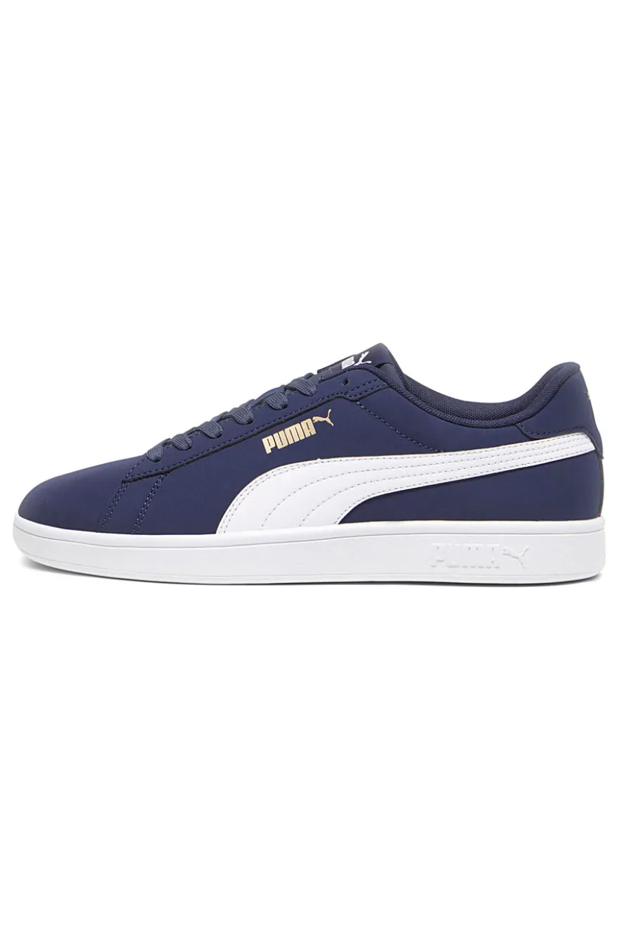 Sneakers blu con logo laterale Puma Smash 3.0 Buck