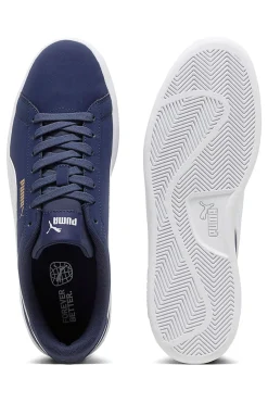 Sneakers blu con logo laterale Puma Smash 3.0 Buck