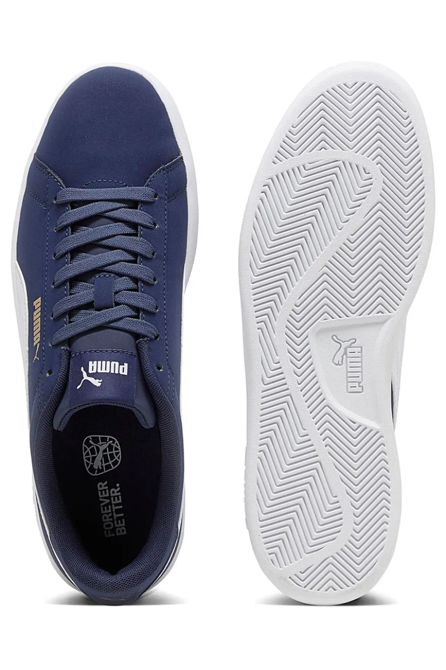 Sneakers blu con logo laterale Puma Smash 3.0 Buck