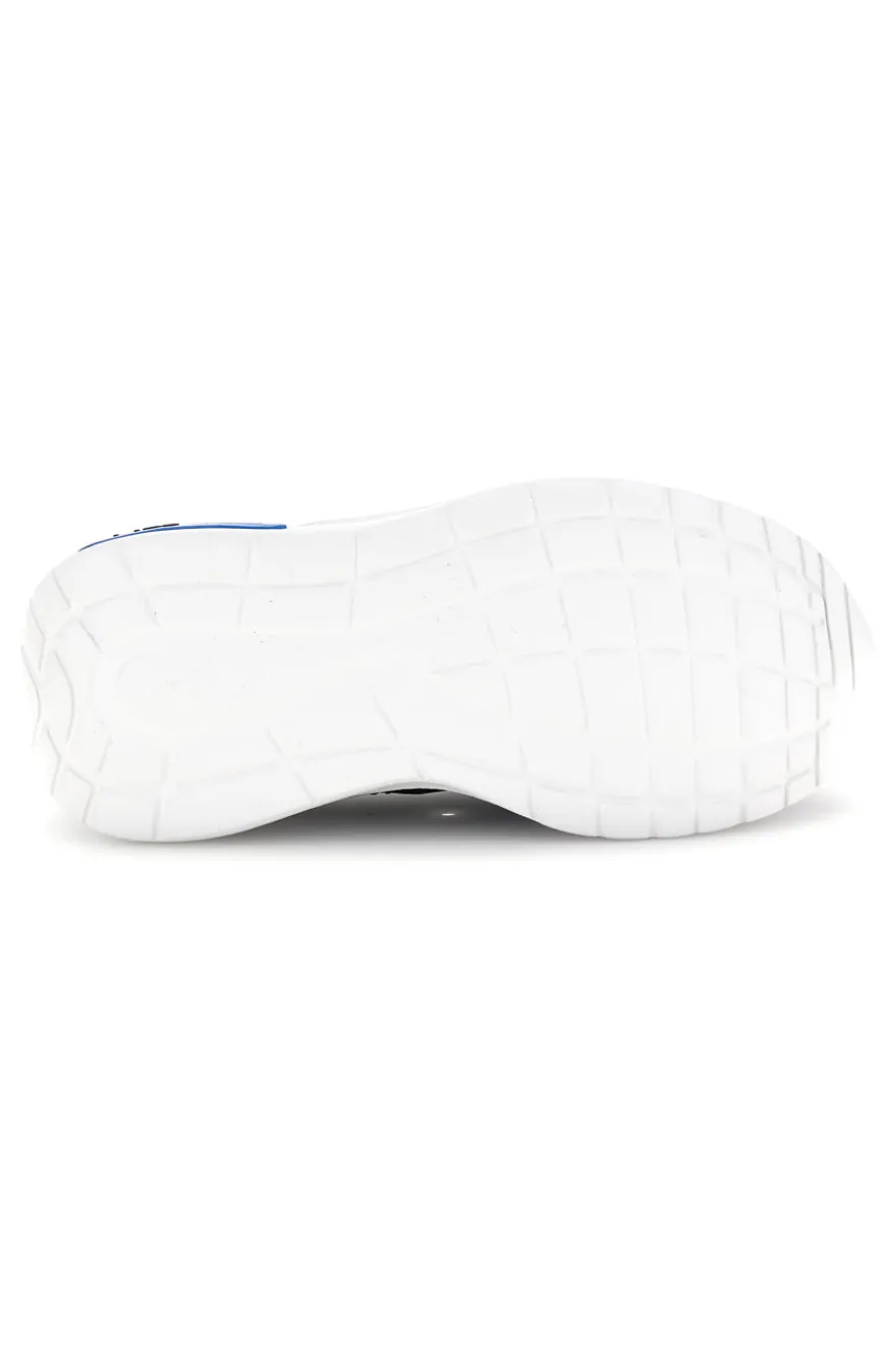 Sneakers blu con strappi e inserti azzurri Fila Upspark Velcro Kids
