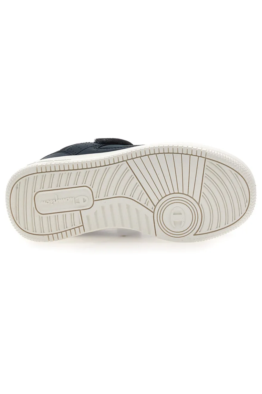Sneakers blu con velcro e dettagli verdi Champion RD18 LOW COMB B PS
