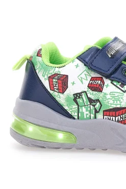 Sneakers Blu e Verdi Minecraft 7418