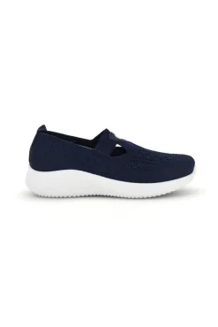 Sneakers blu in tessuto traforato Canguro CA1227