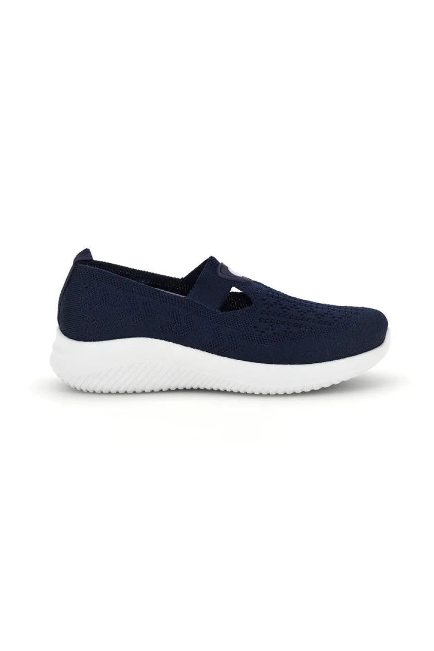 Sneakers blu in tessuto traforato Canguro CA1227
