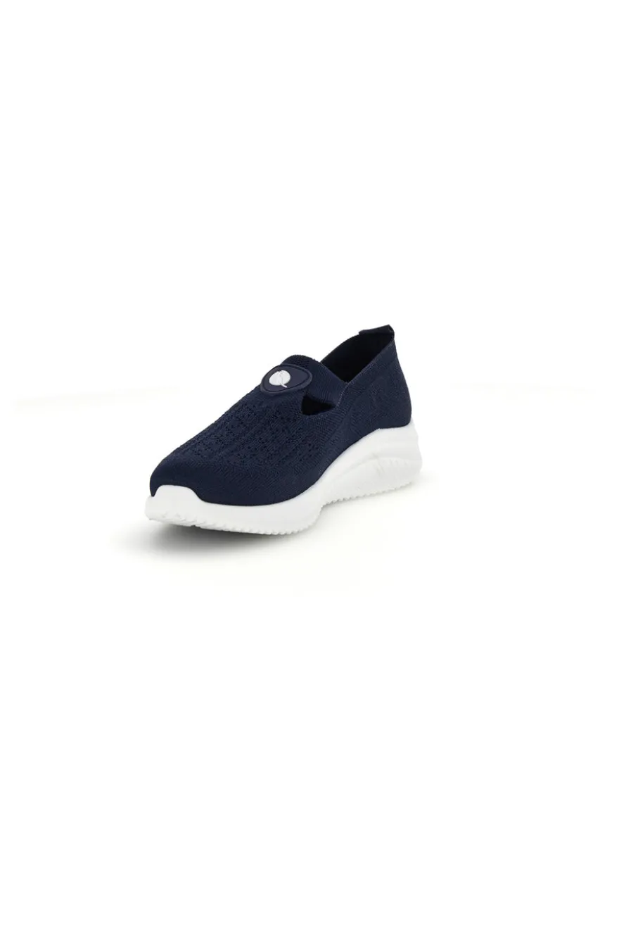 Sneakers blu in tessuto traforato Canguro CA1227