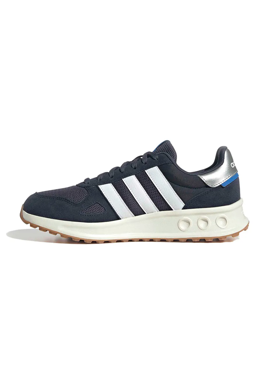 Sneakers blu navy stile retrò con suola running Adidas Run 84
